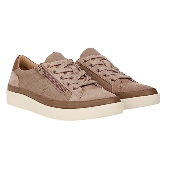 Vionic Essence Mayra Suede Sneaker Brown Suede Size 8.5 - Picture 1 of 10